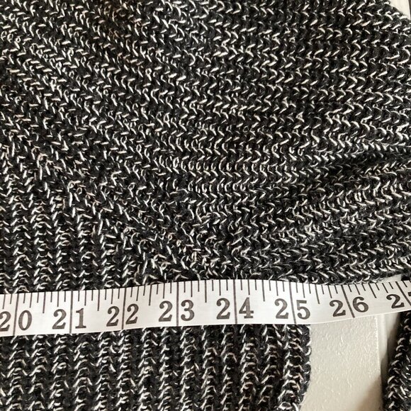 Ellen Tracy Slouchy Sweater Cotton Blend Herringbone Ragg High Low Overs… - Picture 9 of 10